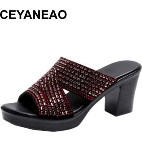 CEYANEAO 2020big size 33-46 women transparent pvc slipper summer slipper cross tied fashion comfortable casual flat shoes ladies