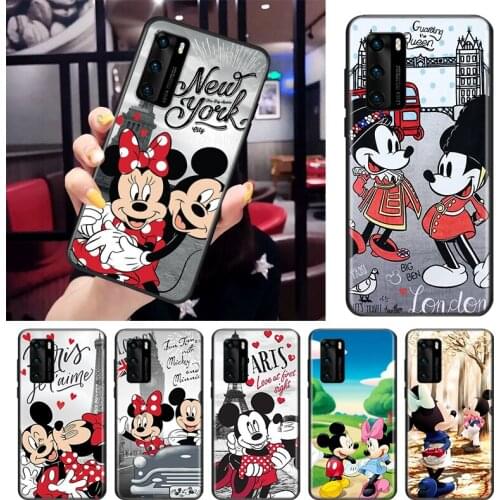 Mickey Minne Have Fun For Huawei P Smart S Z Mate 40 RS 30 20 10 Pro Plus Lite 2019 2020 2021 Black Soft Phone Case