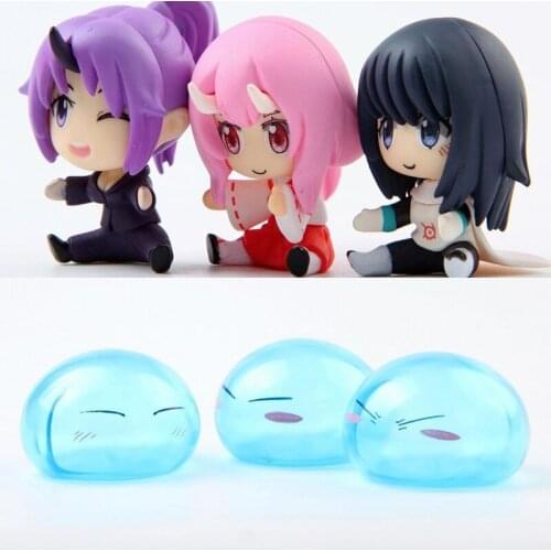 Q Version Action Figure Doll Anime Model Toy about Me Reincarnated As A Slime Unisex PVC Peripherals Finished Goods