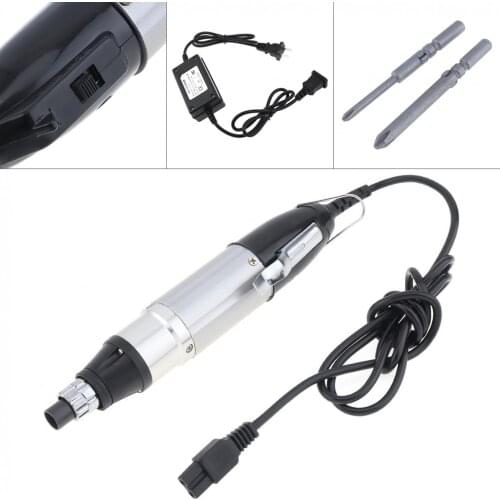 AC 100-240V Two-way Adjustment Electric Screwdriver with Adjustable Voltage Adapter and 2 Screwdriver Bits Household Appliances