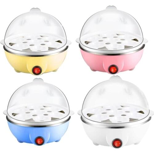 Electric Boiled Egg Cooker Boiler Maker Rapid Heating Stainless Steel Steamer Pan Cooking Tool