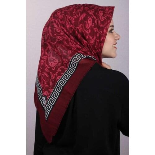 ERBİL PATTERNED LINEN FLAMLI SCARF-DESEN-06-RENK-12