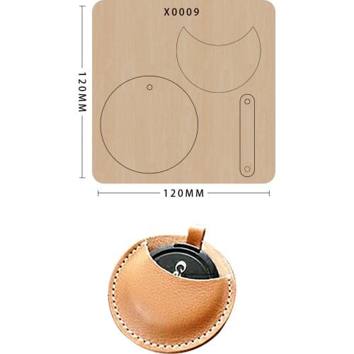 Knife Mold Decoration Die Cut Scrapbooking Templat Round Keychain Pendant Hanging Cutter Mould Suitable For Big Shot Machines