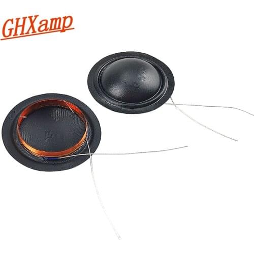 GHXAMP 25.4mm Speaker Voice Coil 4 Ohm Silk Membrane Tweeter Coil Unilateral Outlet For Repair 25.5 Core Speaker Accessories 2pc