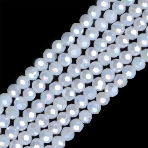 Crystal Balls 4MM 6MM 8MM Flet 32 Facets Round Crystal Beads Football Faceted Football Glass Beads Fashion Jewelry