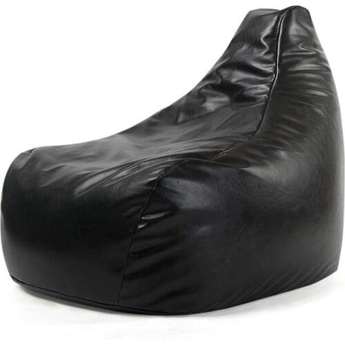 Croker Horse Big Size Pu Leather Lazy Sofa Bean Bag Solid Chair Covers Without Filler/Inner Puff Couch Tatami for Living Room