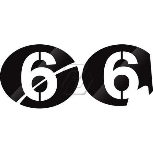 For Piaggio Vespa Series 2 Sei Giorni GTS 300 Motorcycle Decals Number 6