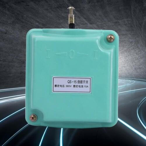 QS-15 380V 15A Changeover Switch Forward Reversing Drum Switch Reverse Motor Switch