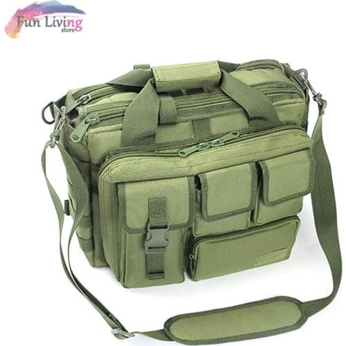 Durable Tactical Duffel Bag Sports Travel Bag School Students Bag Fanny Pack For Gym Biking Hiking Camping 4 Colors