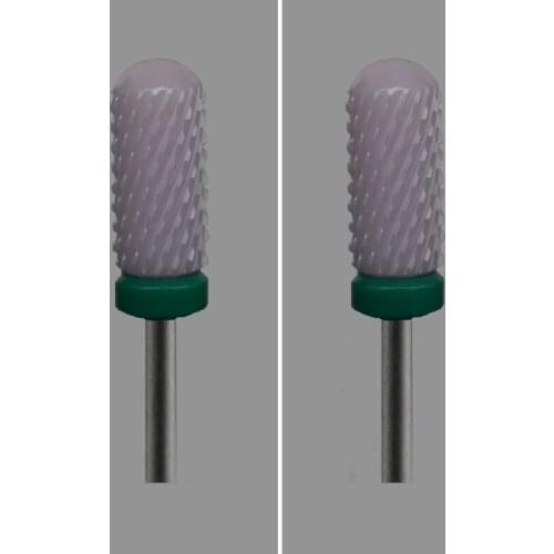 Pink Ceramic- 4Pcs-Nail Drill Bit - Large Rounded Top Bit - C(2025.060)