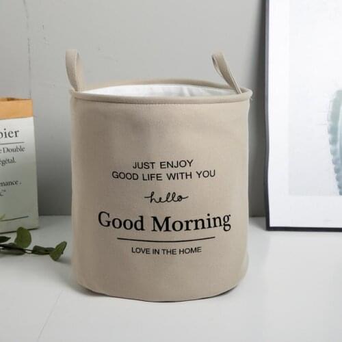 English alphabet EVA Foldable Bathroom Dirty Clothes Laundry Storage Buckets Bag Kids Toy Double layer thick Storage Basket