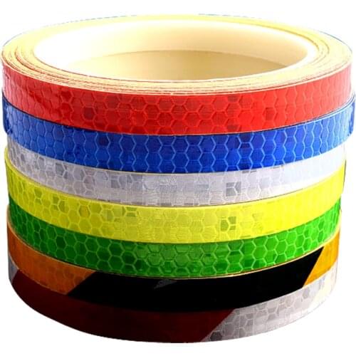 Bicycle reflective stick mountain bike motorcycle body fluorescent luminous strip safety warning stickers equipment accessories