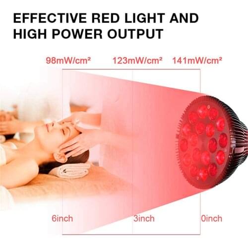 Red Light Therapy Lamp 54W LED Infrared Light 850nm Infrared 660nm Soft Scar Wrinkle Removal Treatment Acne Laser Pen