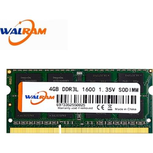 WALRAM memory ram DDR3 DDR3L DDR4 4GB 8GB 16GB 32GB SO-DIMM RAM Notebook Laptop Memories 1333 1600 1866 2133 2400 2666 3200MHz