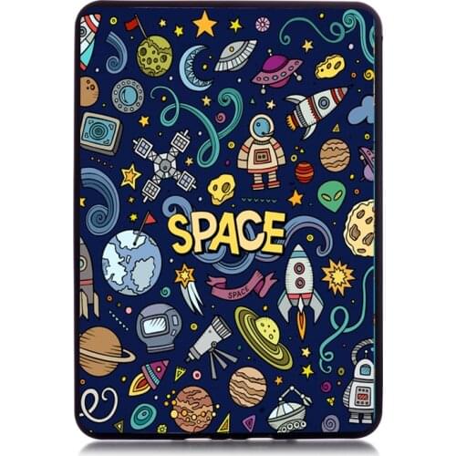 Soft TPU print case for Kindle paperwhite cover 2012 2015 2017 KPW Coque Capa Funda