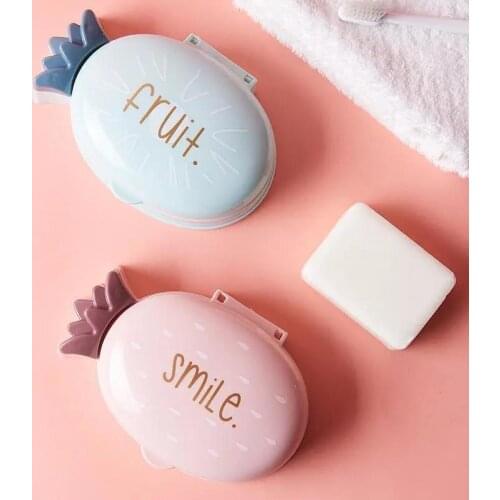 1/2/3 PCS Soap Box Household Bathroom Storage Drain Multifunctional Student Dormitory Net Red Cute Creative Soap Box