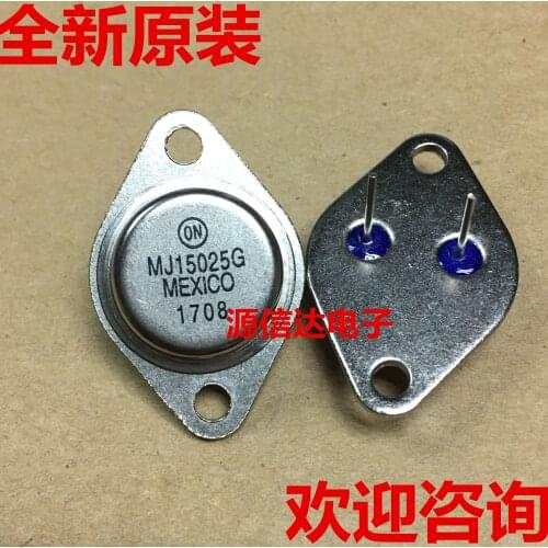 New imported MJ15025G TO-3 16A 250V PNP gold sealed power transistor