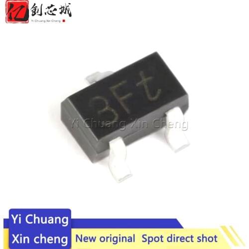 50PCS BC857BW,115 SOT323 BC857BW BC857B BC857 / 3F SOT-323 PNP General Purpose Transistors SMD -45V/-100mA