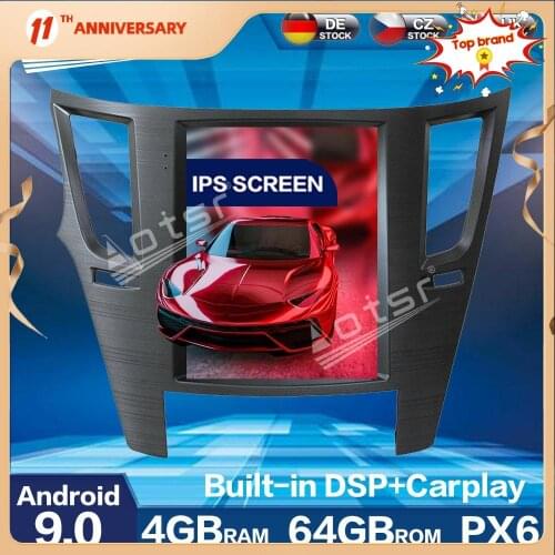 Android Car Radio Player GPS Navigation For Subaru Legacy Outback 2009 - 2014 Auto Stereo Multimedia Player Carplay DSP Headunit