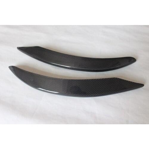 Car-styling Carbon Fiber Front Bumper Middle Canard Glossy Fibre Auto Body Kit Accessories Trim For Benz CLA-Class W117 14-16