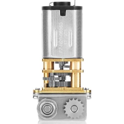DC12V 11RPM N20 Right Angle Metal Gearbox Micro Gear Motor Double-Layer Gearbox Output Motor For 3D Printing Pen