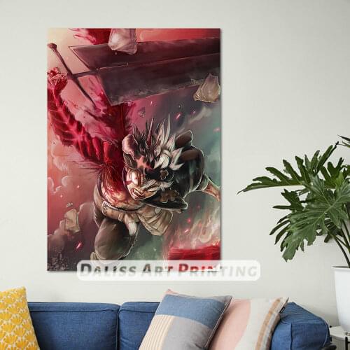 Canvas Anime Asta Black Clover Pictures Home Decoration Paintings Poster HD Prints Wall Art Modular Living Room Framed