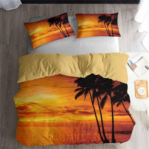3D Bedding Set Sea wave Print Duvet cover set Twin queen king lifelike bedclothes with pillowcase bed set home Textiles #2-10