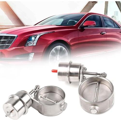 51/63mm/76mm Metal Exhaust Control Valves Vacuum Actuator Closed Style Downpipe