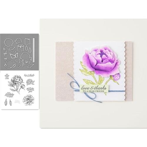 Metal Cutting Dies and Stamps Stencil Templates Flower for Diy Scrapbooking Album Paper Card Making Embossing Dies New 2021