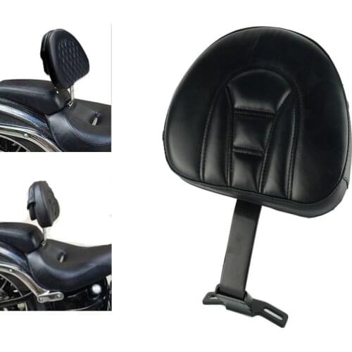 Motorcycle Parts Adjustable Detachable Driver Rider Backrest Sissy Bar Pad For Harley Fatboy Heritage Softail Classic 2007-2017