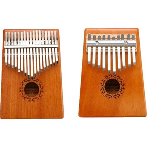 Scoutdoor 10/17 Keys Kalimba Thumb Piano High Quality Wood Kalimba Mbira Thumb Paino Musical Instrument for Sale Beginner Piano