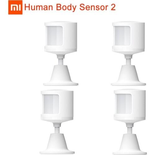 In Stock New Xiaomi Mijia Human Body Sensor 2 via Android IOS Smart Body Movement Motion Sensor Connection For Smart Mi home App