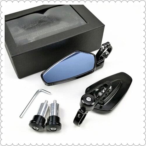 Universal Motorcycle Aluminum Bar End Side Rearview Mirror for TRIUMRH EXPLORER 800 XC XCX XR XRX 800 XC TIGER 1050 SpoRt
