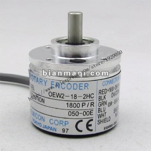 Close control of the rotary encoder 1800 line shaft diameter 6mm outer diameter of the inner supply of OEW2-18-2HC 38mm