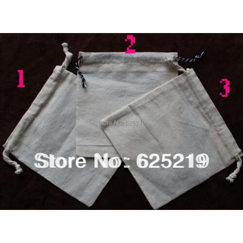 15*15cm/6*6inch organic natural 110g/m2 cotton fabric 100% cotton bagdrawstring gift bag buggy bag