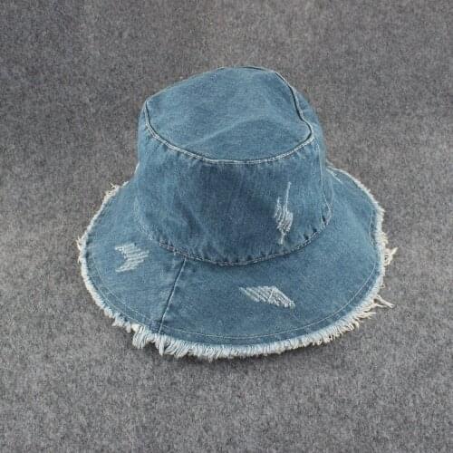 2021Outdoor Casual Holiday Stylish Cotton Lady Bucket Cap Sunscreen Panama Hip Hop Cowboy Fisherman Hat with Fringes