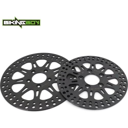 BIKINGBOY For Harley Sportster 1200 XLC Custom XLL Low Superlow Iron XLN XRX 10 11 12 13 Front Rear Brake Discs Disks Rotors
