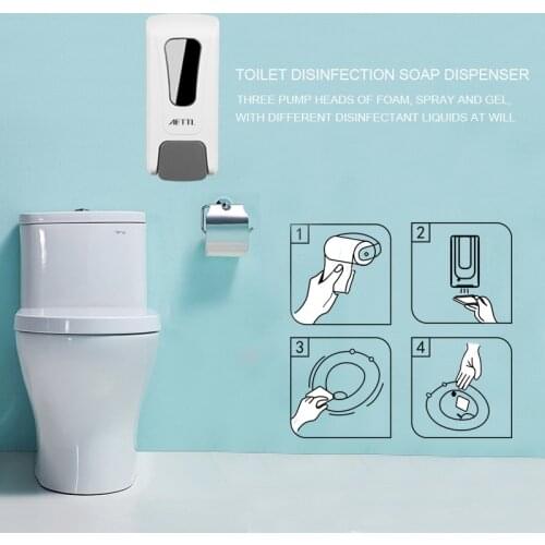 400ML Press Soap Dispenser Gel Spray Foam Bathroom Kitchen Soap Dispenser Foam Dispenser