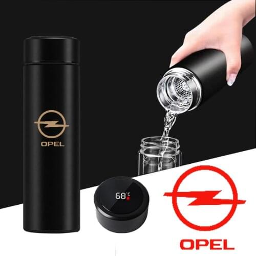 For Opel Astra J H G Insignia Mokka Corsa D Vectra C Zafira Car Accessories Flasks Travel Car Soup Coffee Thermos Water Bottle