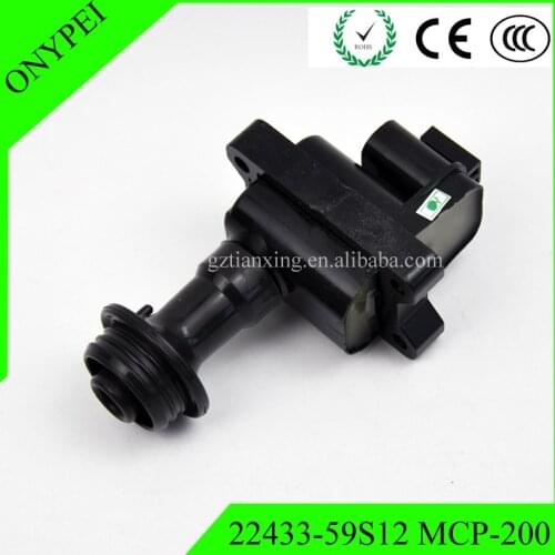 22433-59S12 MCP-200 Ignition Coil 22433-59S10 22433-59S11 For 1987-1989 Nissan Pulsar NX 1.6L 1.8L 2243359S10 22433 59S12