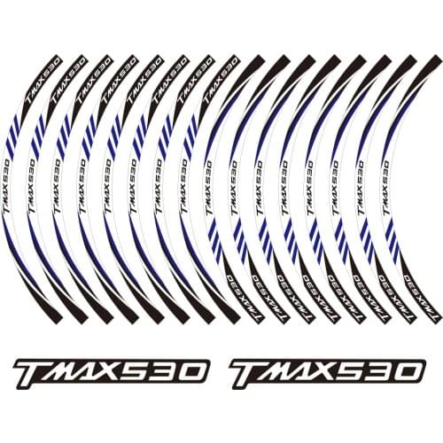 KODASKIN 2D Wheel Rim Emblem Sticker Decal for Yamaha TMAX 530 yzf tmax530