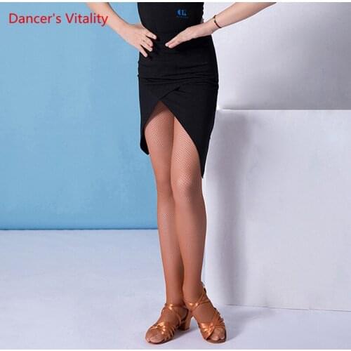 Latin Dance Female Child Temperament Short Skirt Performance Clothes Girls Profession Fashion Practice Clothing Summer