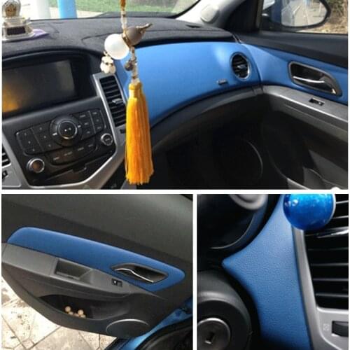 9PCS Microfibre Leather Center Console /Air Outlet /Doors Panel Cover For Chevrolet Cruze 2009 10 11 12 13 2014 2015 CAB167