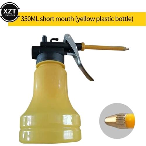 Oiler for greasing Transparent Oil Can Lubrication High Pressure Pump Oiler Lubricating Oil Plastic Machine 250/350ml grease gun