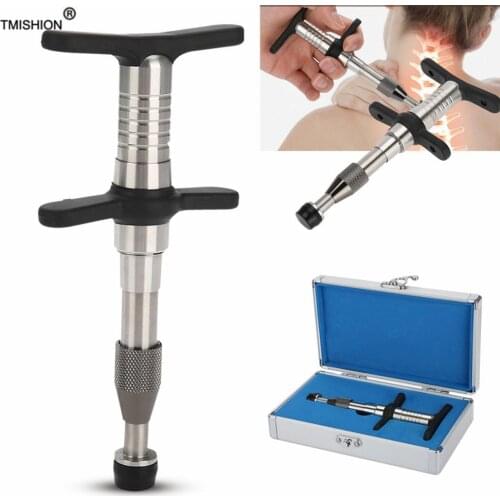 Massage Gun Chiropractic Corrector Adjusting Therapy Spine Activator Correction Massager Health Care Massager Manual Gun Set