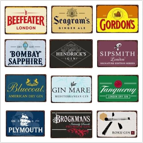 Text Metal Sign Retro Home Decoration Wall Picture Iron Sign Japanese Room Decor Wall Art Iron Plate Vintage Tin Sign London