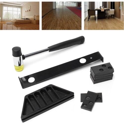 Top Quality Wood Flooring Laminate Installation Kit Set Wooden Floor Fitting Tool DIY Home with Mallet Spacers For Hand Tool Set