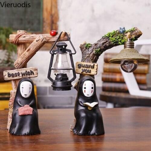 Japanese-style Night Light Resin Grocery Faceless Male Night Lamp Creative Home Trinkets Childrens Day Students Holiday Gifts
