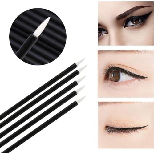 1000 Pcs Disposable Eyeliner Makeup Wand Applicators Eye Liner Lip Glossy Wands Pen Cleaner Applicator Eyeliner Lip Brushes Tool