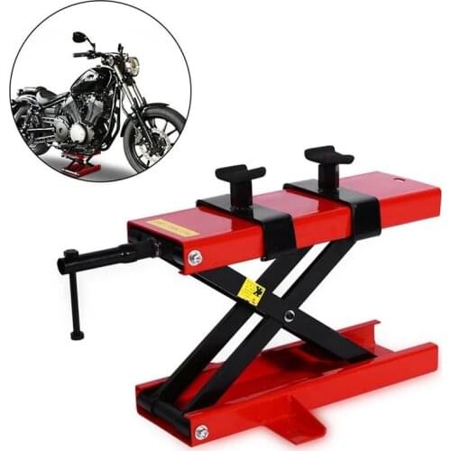 500KG Scissor Hoist Jack Lifting Cranes Motorcycle Repair Stand Center Scissor Lift Hoist Workshop Bench Lifting Tool